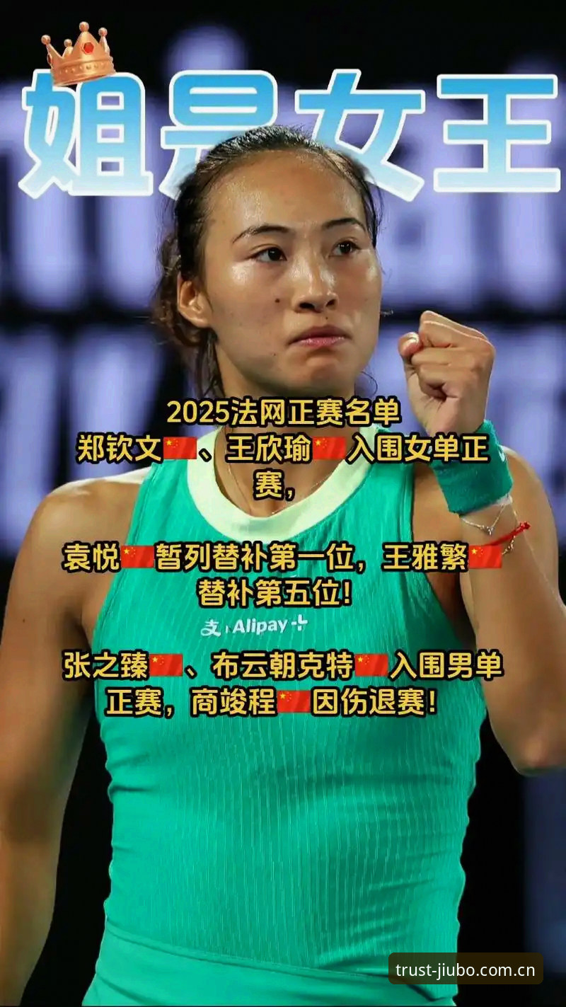 九博使用教程 2026法网女签解析:郑钦文保分压力与王欣瑜种子突围之路